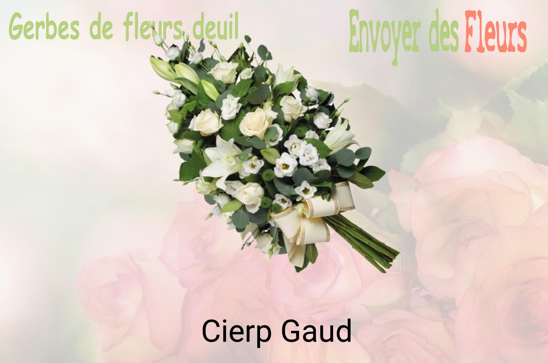 Gerbe de fleurs de deuil livrée à Cierp-Gaud